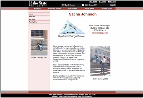 ISU Homepage
