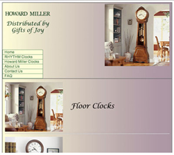 Howard Miller Clocks Page